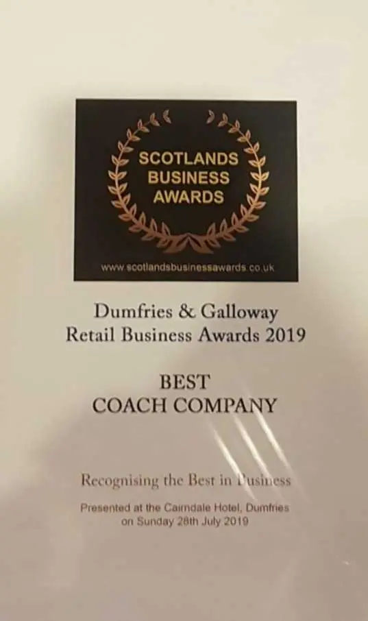 Best Coach Company 2019 Award